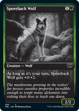 Sporeback Wolf [Innistrad: Double Feature] | L.A. Mood Comics and Games