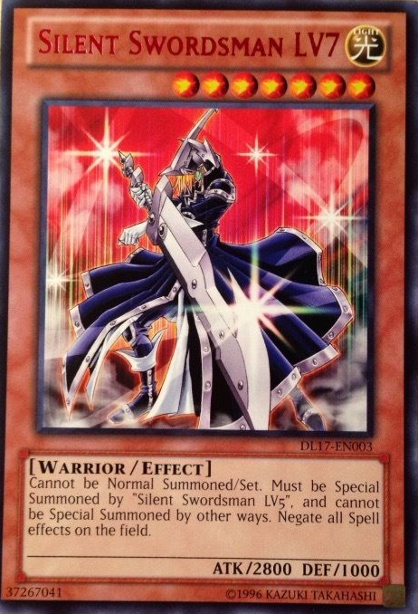 Silent Swordsman LV7 (Red) [DL17-EN003] Rare | L.A. Mood Comics and Games