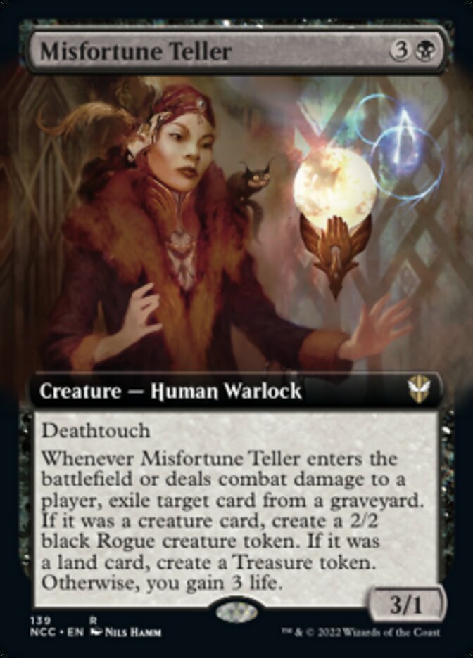Misfortune Teller (Extended Art) [Streets of New Capenna Commander] | L.A. Mood Comics and Games
