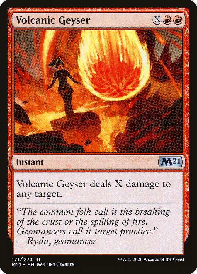 Volcanic Geyser [Core Set 2021] | L.A. Mood Comics and Games