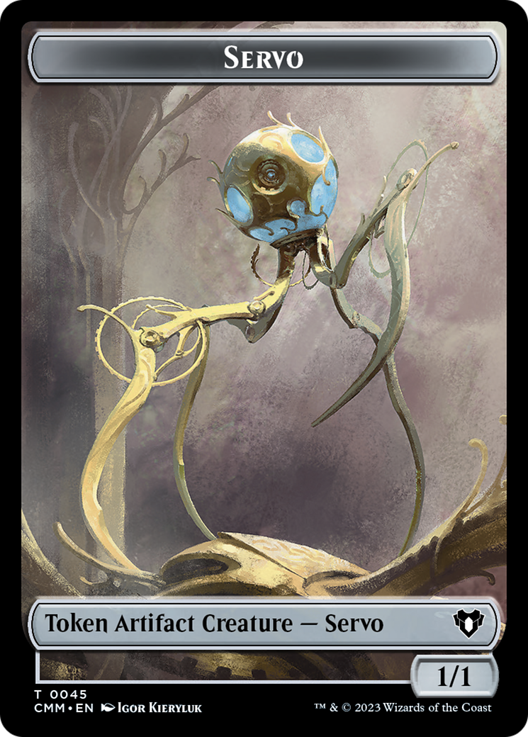 Servo // Elf Druid Double-Sided Token [Commander Masters Tokens] | L.A. Mood Comics and Games