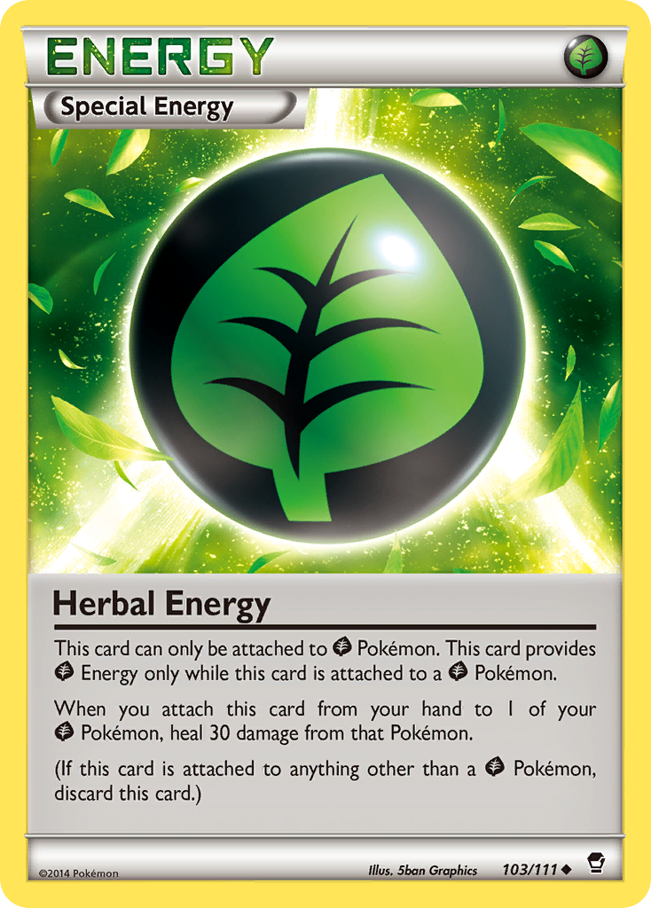 Herbal Energy (103/111) [XY: Furious Fists] | L.A. Mood Comics and Games