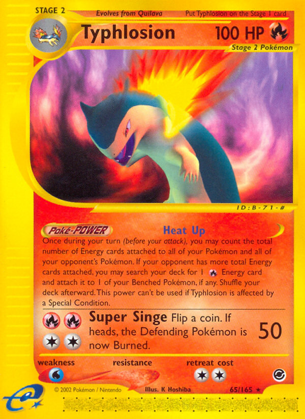 Typhlosion (65/165) [Expedition: Base Set] | L.A. Mood Comics and Games