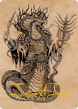 Sivriss, Nightmare Speaker Art Card (51) (Gold-Stamped Signature) [Commander Legends: Battle for Baldur's Gate Art Series] | L.A. Mood Comics and Games