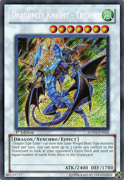 Dragunity Knight - Trident [HA04-EN028] Secret Rare | L.A. Mood Comics and Games