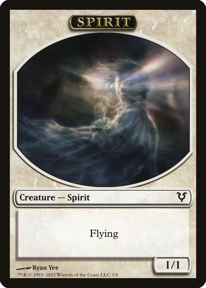 Spirit Token (3/8) [Avacyn Restored Tokens] | L.A. Mood Comics and Games