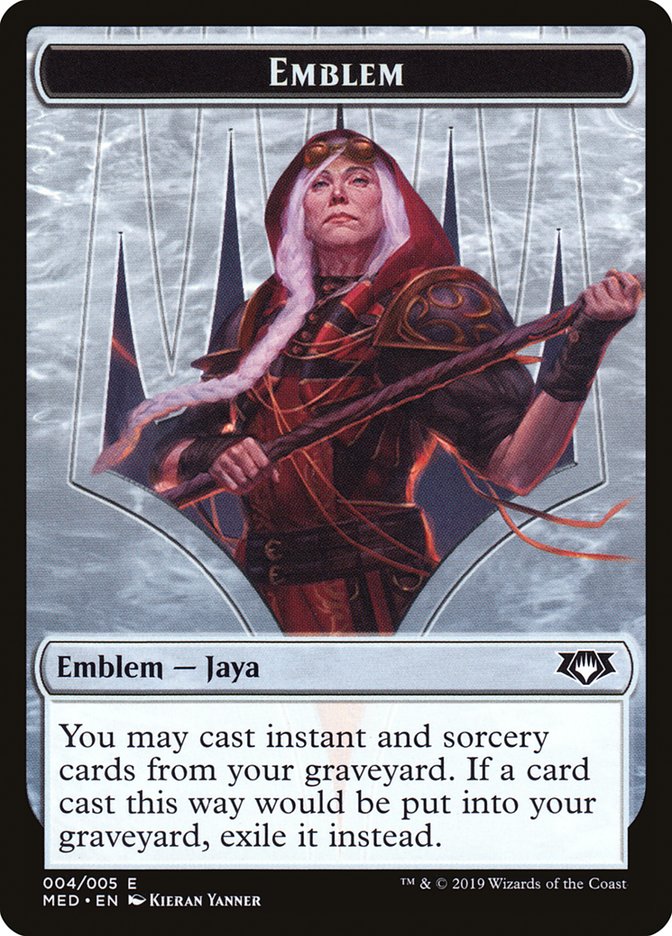 Jaya Ballard Emblem [Mythic Edition Tokens] | L.A. Mood Comics and Games