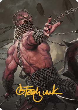 Chain Devil Art Card (Gold-Stamped Signature) [Commander Legends: Battle for Baldur's Gate Art Series] | L.A. Mood Comics and Games