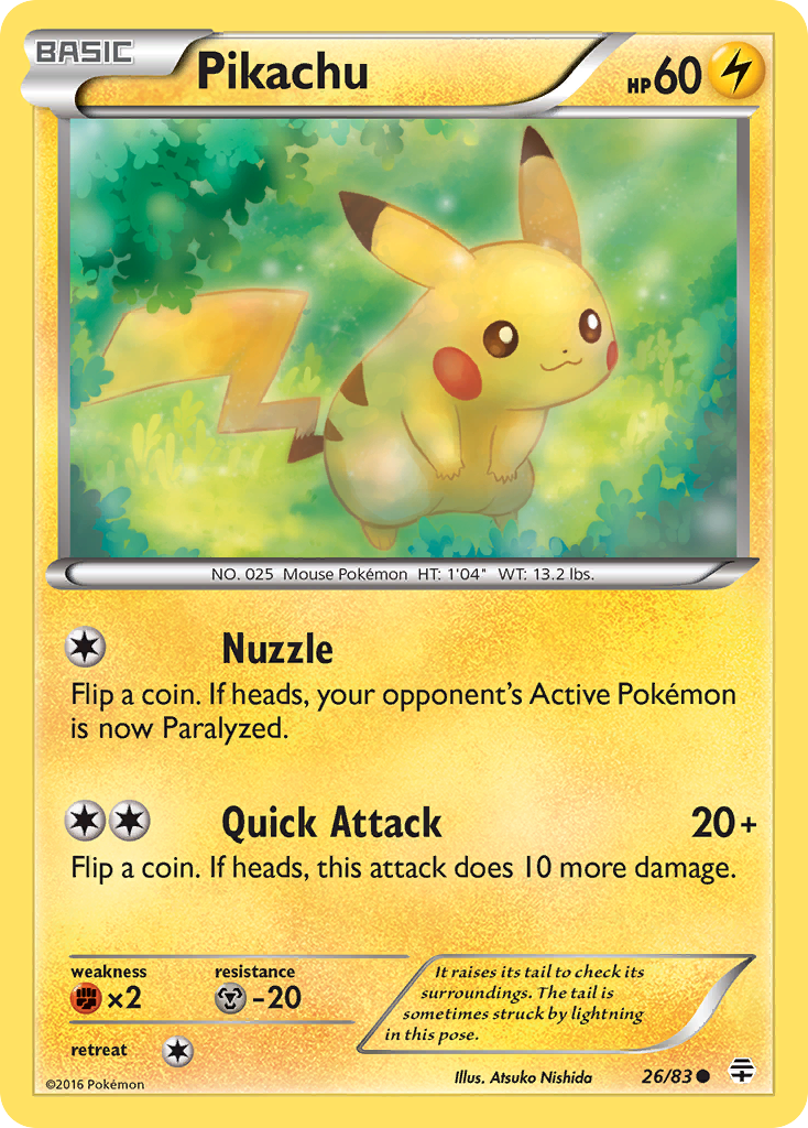 Pikachu (26/83) [XY: Generations] | L.A. Mood Comics and Games