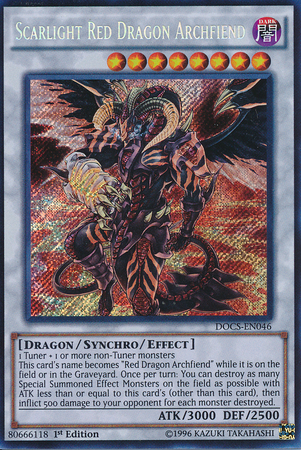 Scarlight Red Dragon Archfiend [DOCS-EN046] Secret Rare | L.A. Mood Comics and Games