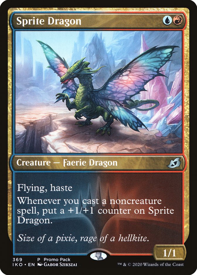 Sprite Dragon (Promo Pack) [Ikoria: Lair of Behemoths Promos] | L.A. Mood Comics and Games