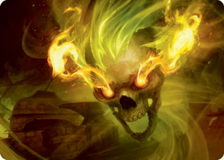 Flameskull Art Card [Dungeons & Dragons: Adventures in the Forgotten Realms Art Series] | L.A. Mood Comics and Games