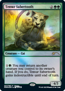Temur Sabertooth [Year of the Tiger 2022] | L.A. Mood Comics and Games
