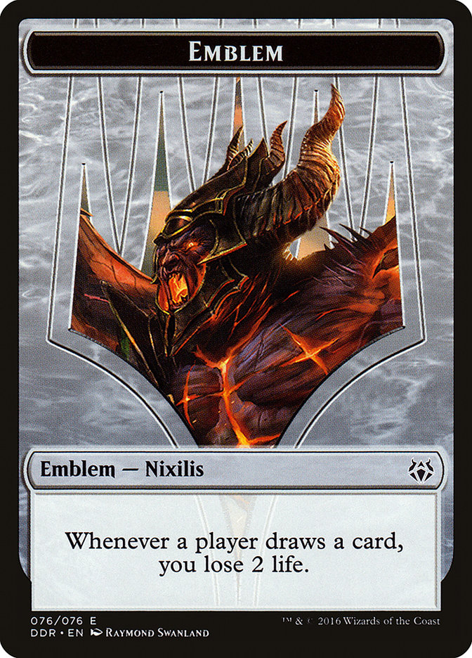 Ob Nixilis Reignited Emblem [Duel Decks: Nissa vs. Ob Nixilis] | L.A. Mood Comics and Games