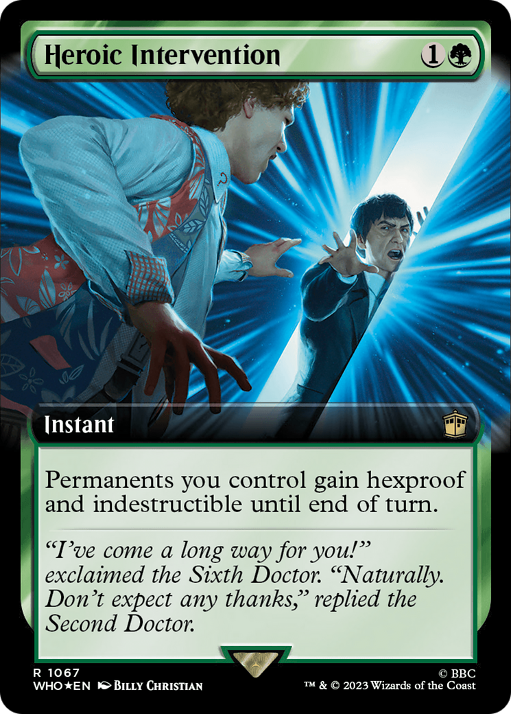 Heroic Intervention (Extended Art) (Surge Foil) [Doctor Who] | L.A. Mood Comics and Games