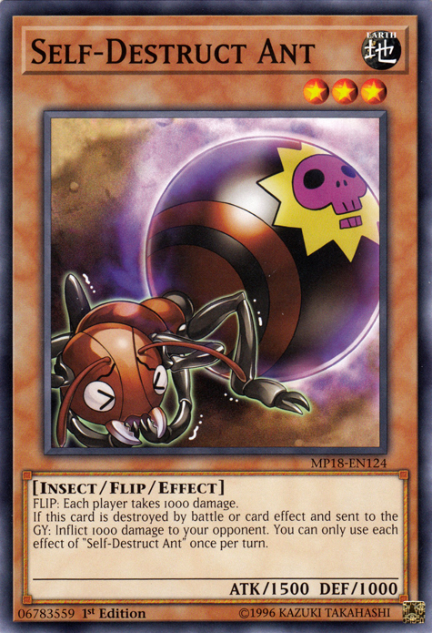 Self-Destruct Ant [MP18-EN124] Common | L.A. Mood Comics and Games