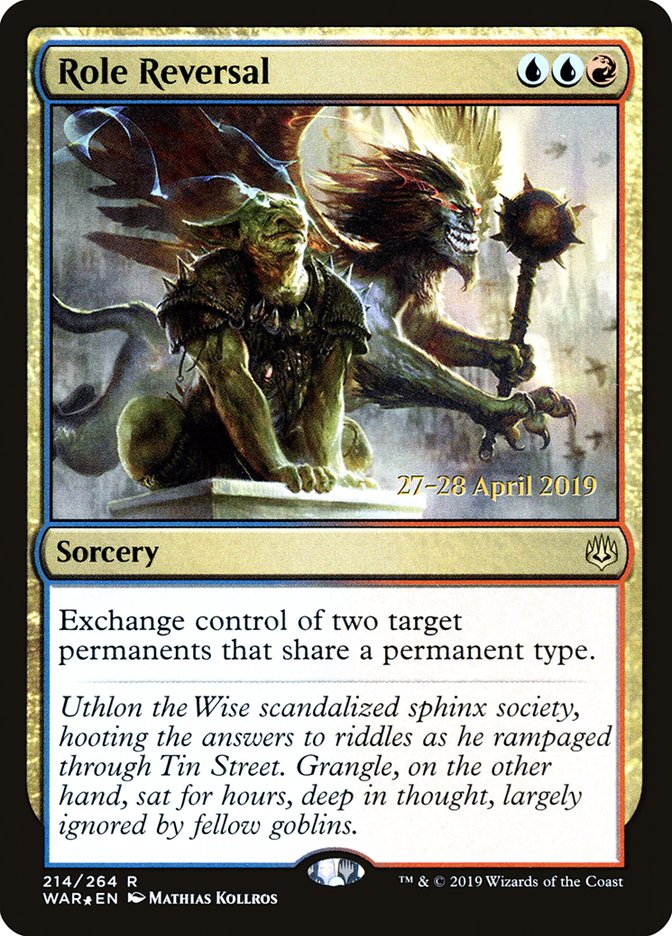 Role Reversal [War of the Spark Prerelease Promos] | L.A. Mood Comics and Games