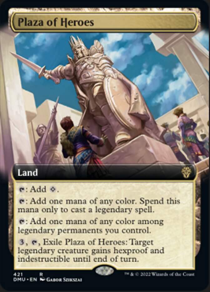 Plaza of Heroes (Extended Art) [Dominaria United] | L.A. Mood Comics and Games