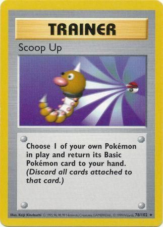 Scoop Up (78/102) [Base Set Shadowless Unlimited] | L.A. Mood Comics and Games