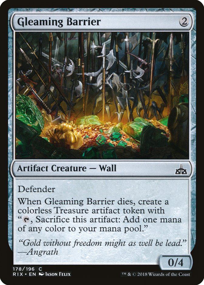 Gleaming Barrier [Rivals of Ixalan] | L.A. Mood Comics and Games