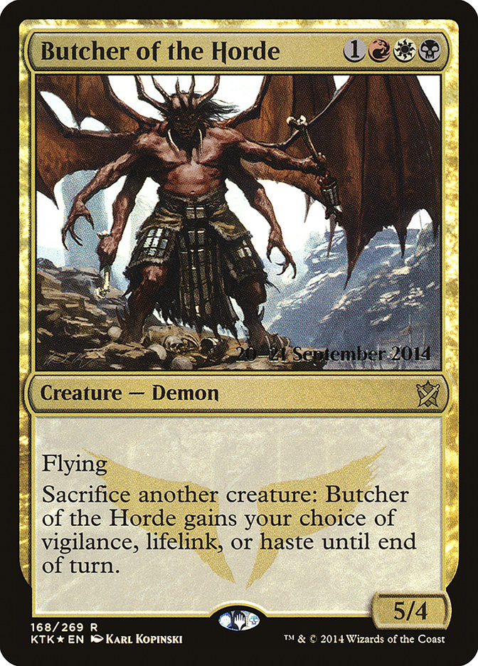 Butcher of the Horde [Khans of Tarkir Prerelease Promos] | L.A. Mood Comics and Games