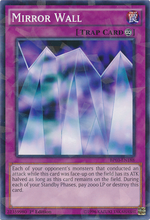 Mirror Wall [BP03-EN188] Shatterfoil Rare | L.A. Mood Comics and Games