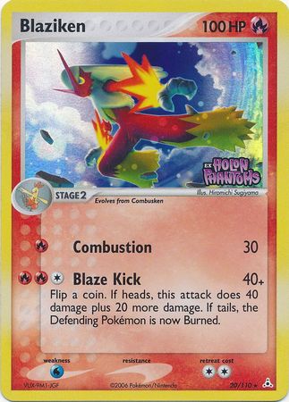 Blaziken (20/110) (Stamped) [EX: Holon Phantoms] | L.A. Mood Comics and Games