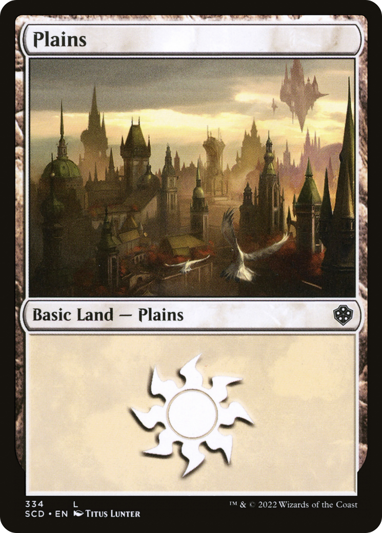 Plains (334) [Starter Commander Decks] | L.A. Mood Comics and Games