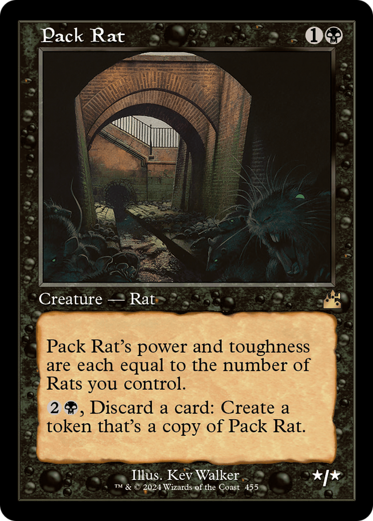 Pack Rat (Retro Frame) [Ravnica Remastered] | L.A. Mood Comics and Games