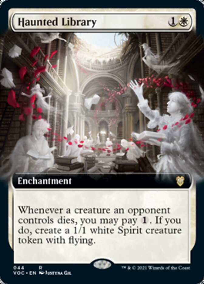 Haunted Library (Extended Art) [Innistrad: Crimson Vow Commander] | L.A. Mood Comics and Games