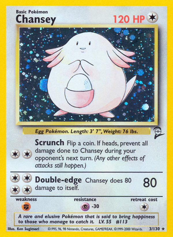 Chansey (3/130) [Base Set 2] | L.A. Mood Comics and Games