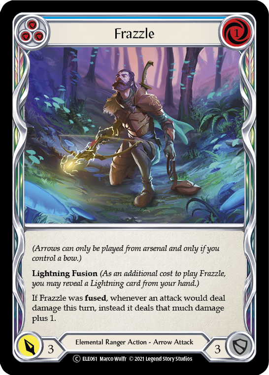 Frazzle (Blue) [U-ELE061] (Tales of Aria Unlimited)  Unlimited Normal | L.A. Mood Comics and Games