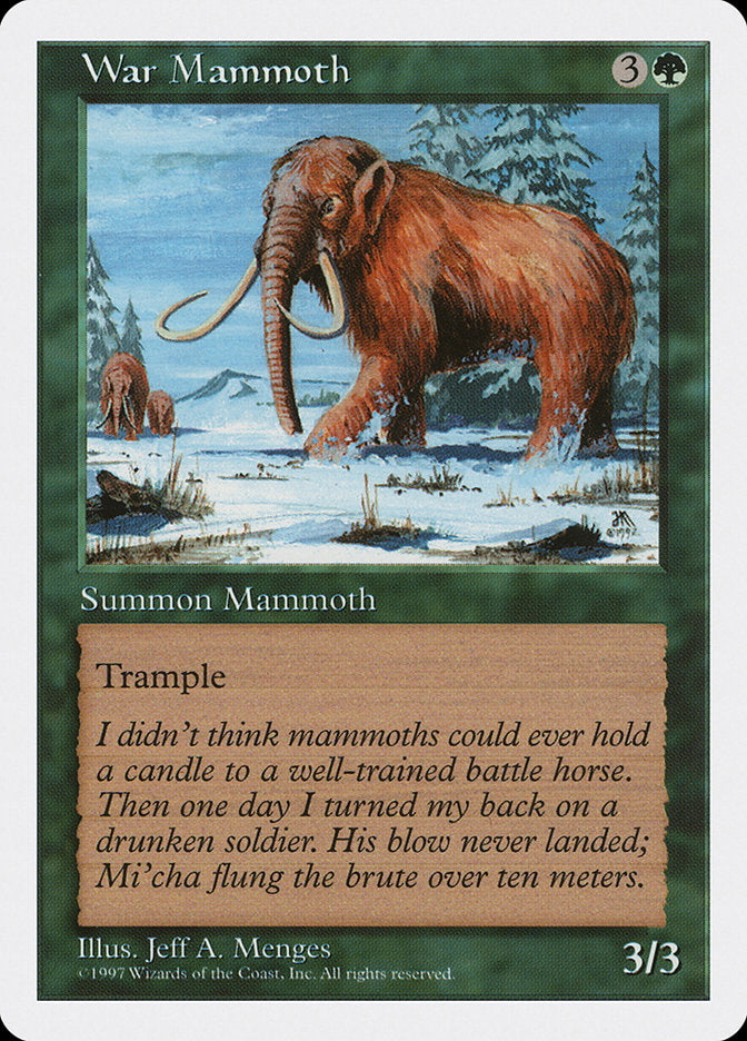 War Mammoth [Fifth Edition] | L.A. Mood Comics and Games