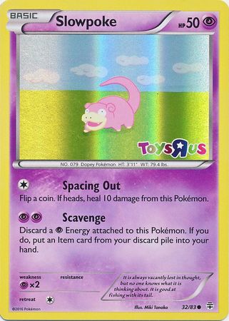 Slowpoke (32/83) (Toys R Us Promo) [XY: Generations] | L.A. Mood Comics and Games