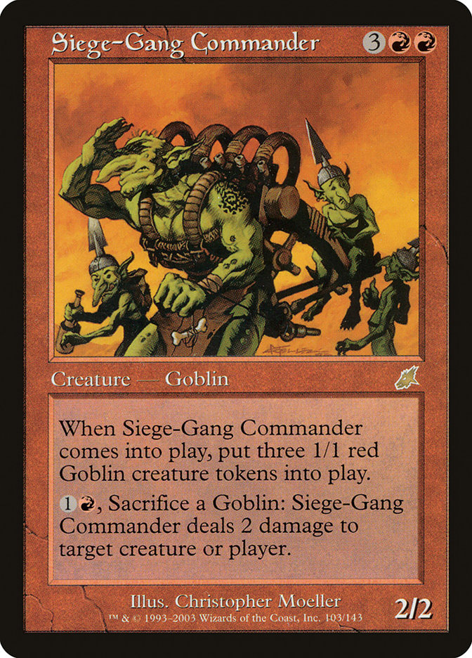 Siege-Gang Commander [Scourge] | L.A. Mood Comics and Games