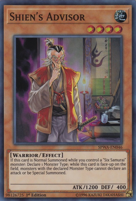 Shien's Advisor [SPWA-EN046] Super Rare | L.A. Mood Comics and Games