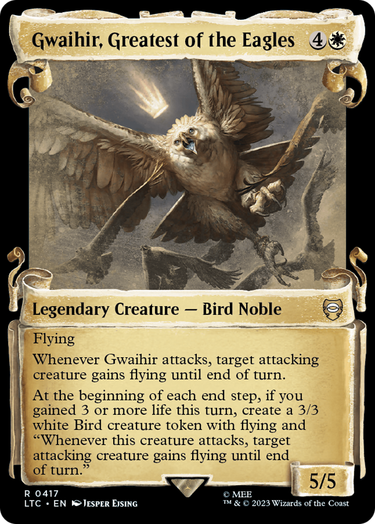 Gwaihir, Greatest of the Eagles [The Lord of the Rings: Tales of Middle-Earth Commander Showcase Scrolls] | L.A. Mood Comics and Games