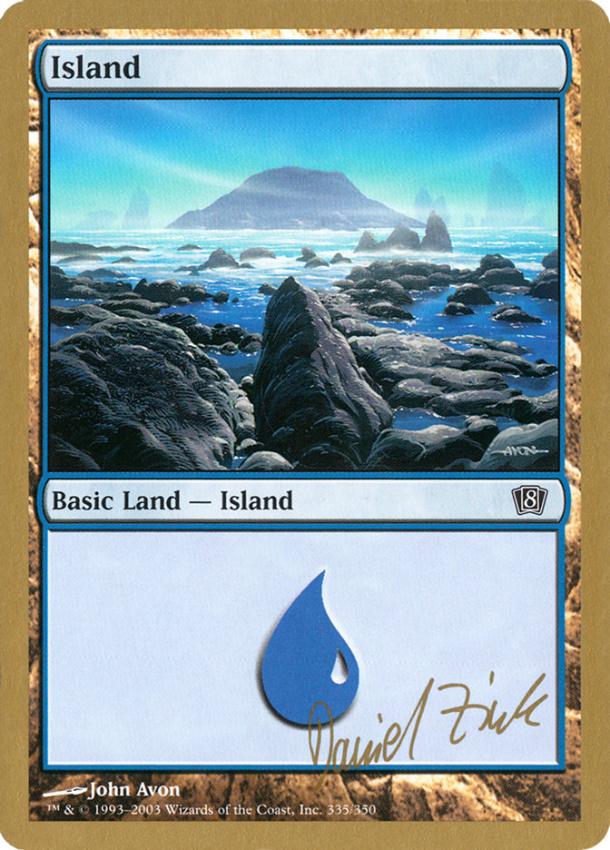 Island (dz335) (Daniel Zink) [World Championship Decks 2003] | L.A. Mood Comics and Games