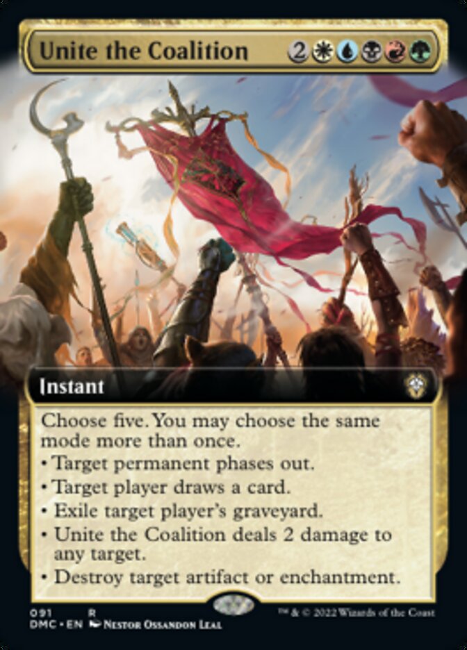 Unite the Coalition (Extended Art) [Dominaria United Commander] | L.A. Mood Comics and Games