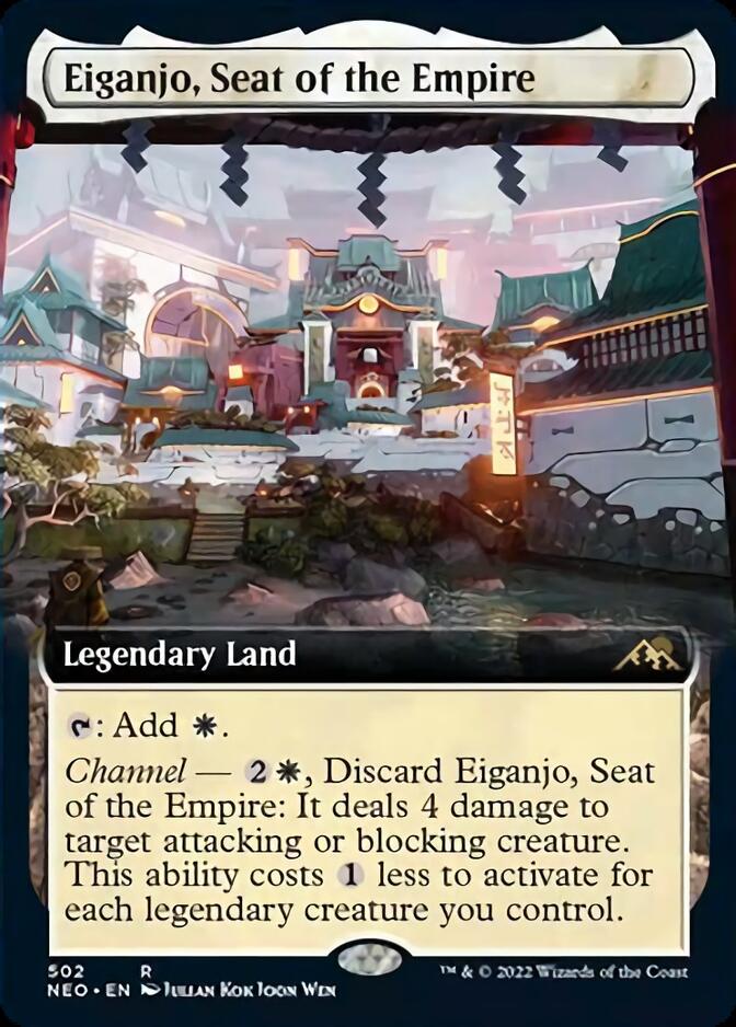 Eiganjo, Seat of the Empire (Extended Art) [Kamigawa: Neon Dynasty] | L.A. Mood Comics and Games