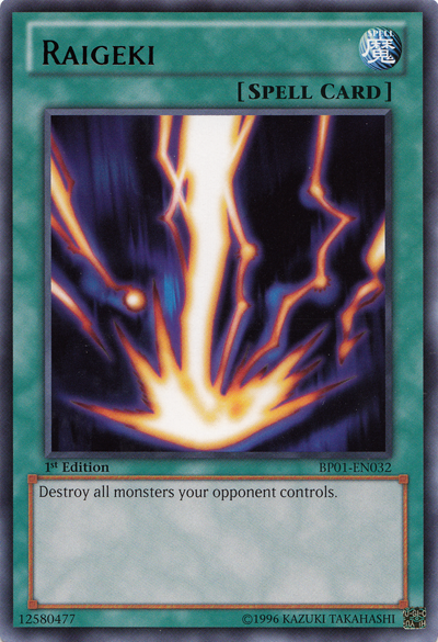 Raigeki [BP01-EN032] Rare | L.A. Mood Comics and Games