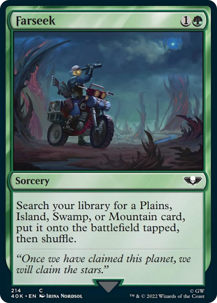 Farseek (Surge Foil) [Warhammer 40,000] | L.A. Mood Comics and Games