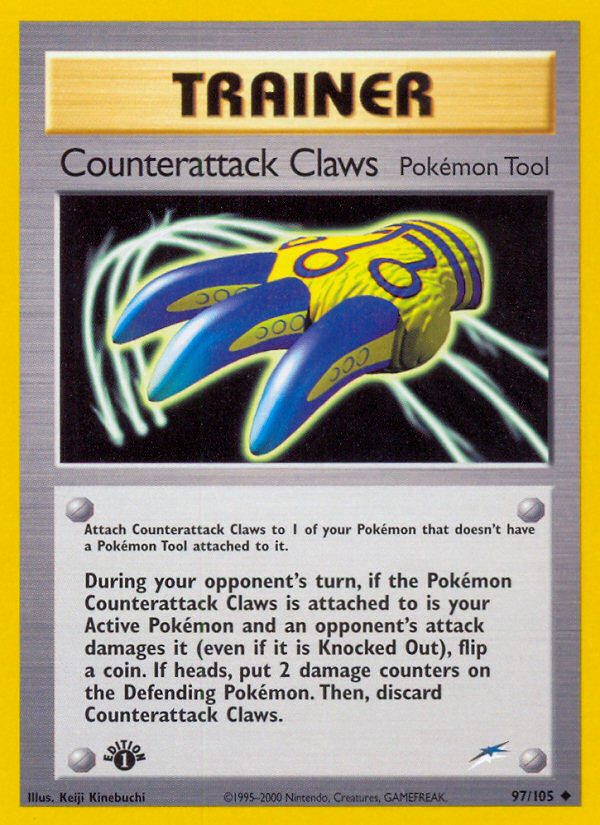 Counterattack Claws (97/105) [Neo Destiny 1st Edition] | L.A. Mood Comics and Games