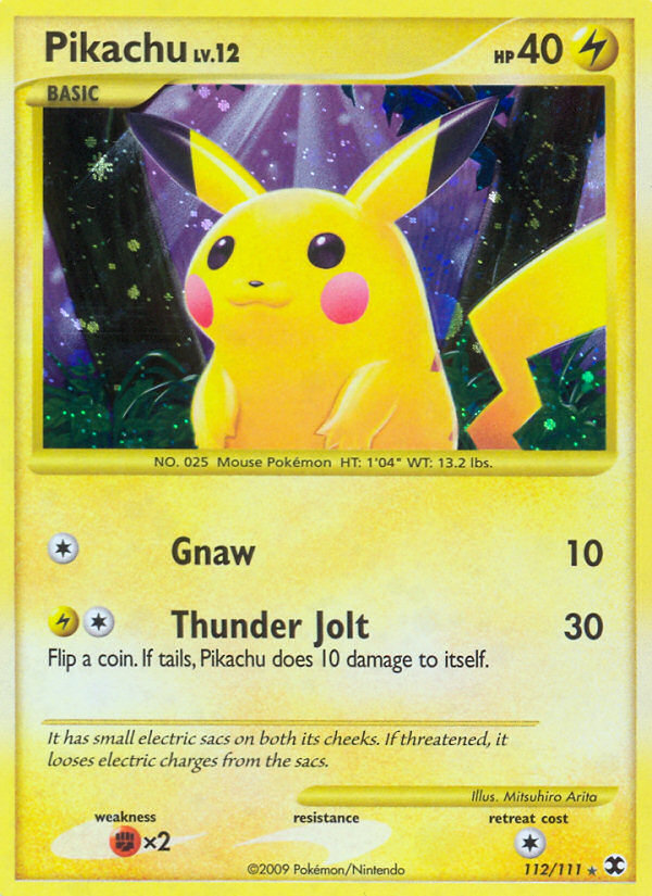 Pikachu (112/111) [Platinum: Rising Rivals] | L.A. Mood Comics and Games