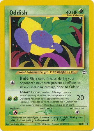 Oddish (68/111) [Neo Genesis Unlimited] | L.A. Mood Comics and Games