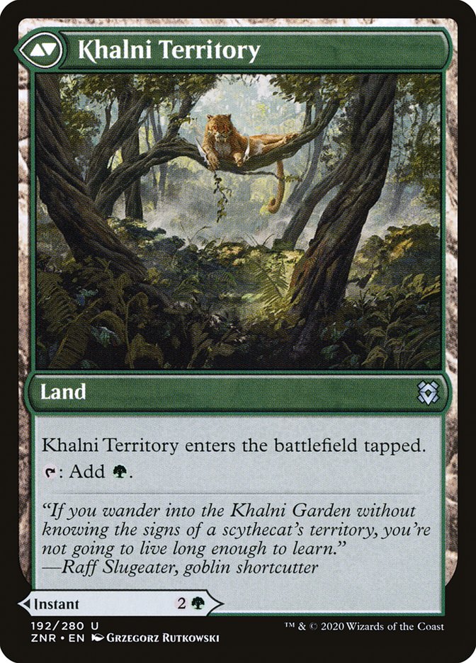 Khalni Ambush // Khalni Territory [Zendikar Rising] | L.A. Mood Comics and Games