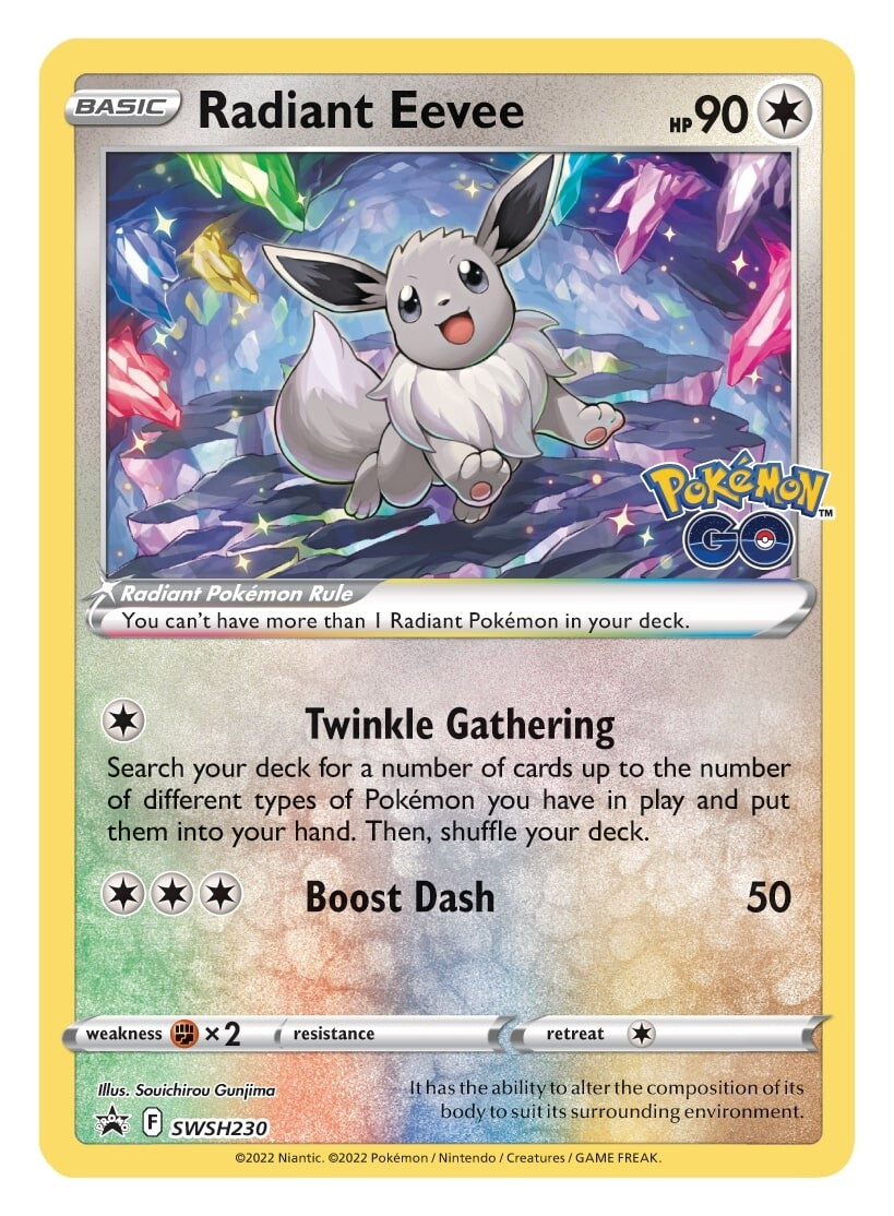 Radiant Eevee (SWSH230) [Sword & Shield: Black Star Promos] | L.A. Mood Comics and Games