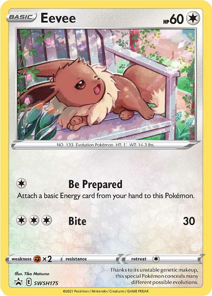 Eevee (SWSH175) [Sword & Shield: Black Star Promos] | L.A. Mood Comics and Games