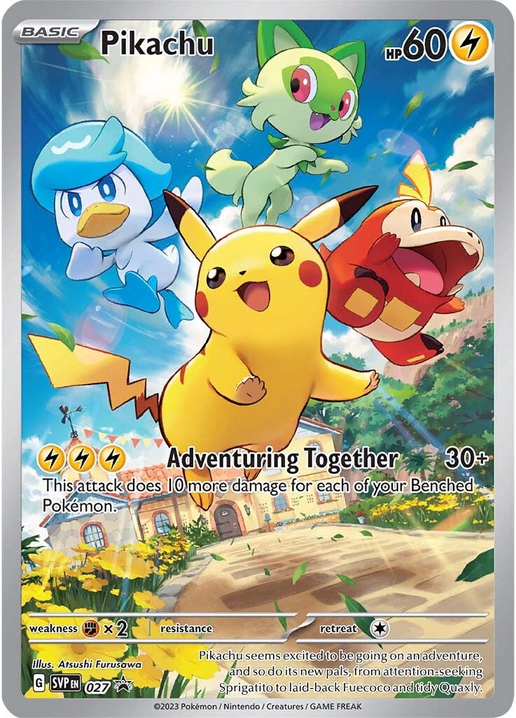 Pikachu (027) [Scarlet & Violet: Black Star Promos] | L.A. Mood Comics and Games