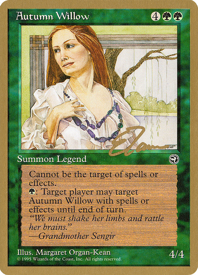 Autumn Willow (Eric Tam) [Pro Tour Collector Set] | L.A. Mood Comics and Games